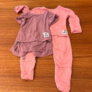 Seed Heritage Mauve Pink Kids One-Piece Bodysuit